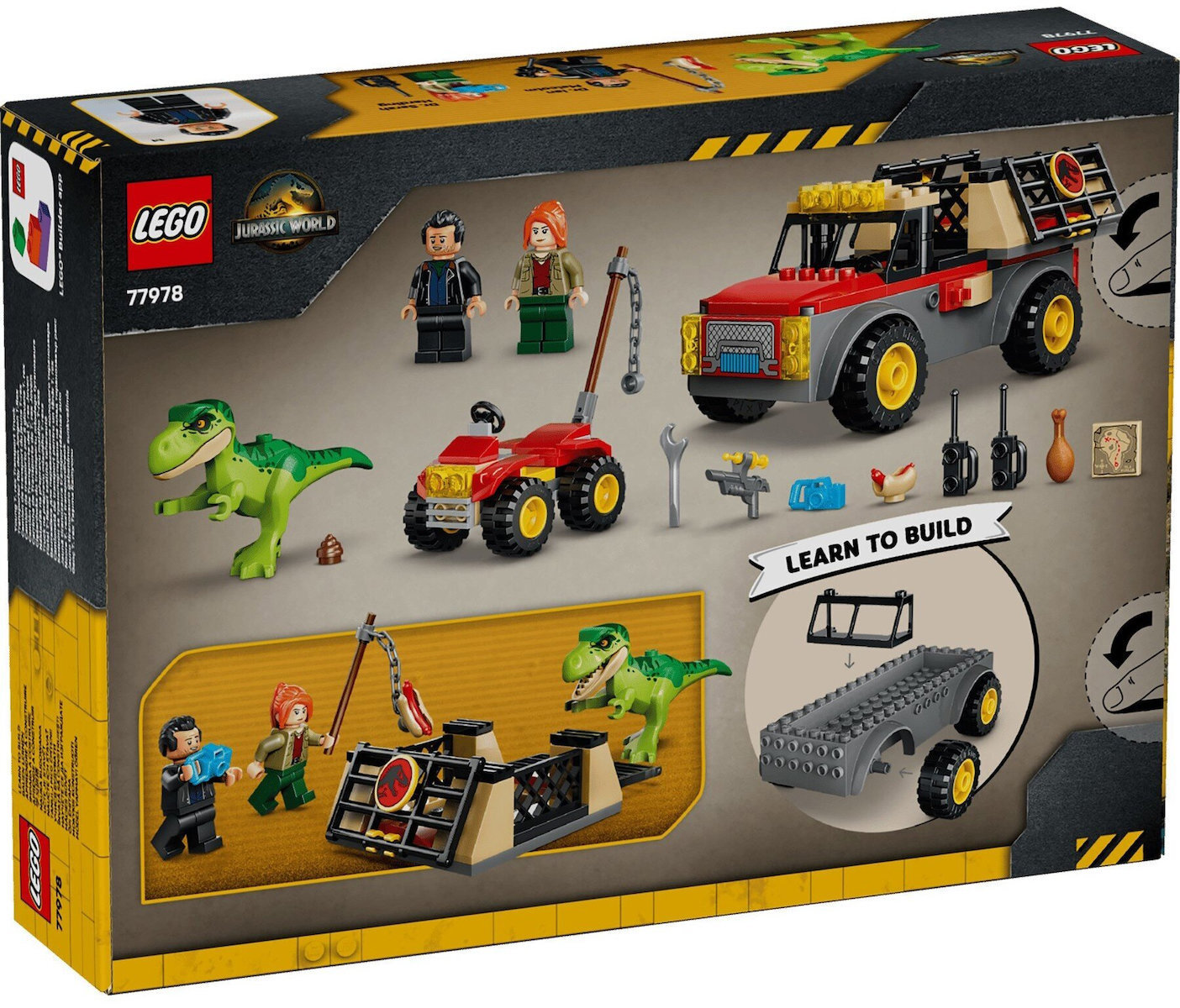 LEGO Jurassic World: Φορτηγό Μεταφοράς Νεαρού T-rex (77978) - Image 4