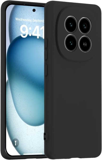 Xiaomi Redmi Note 15 5G/4G / Poco M8 5G- Soft Touch Back Cover Σιλικόνης (oem) (Black)