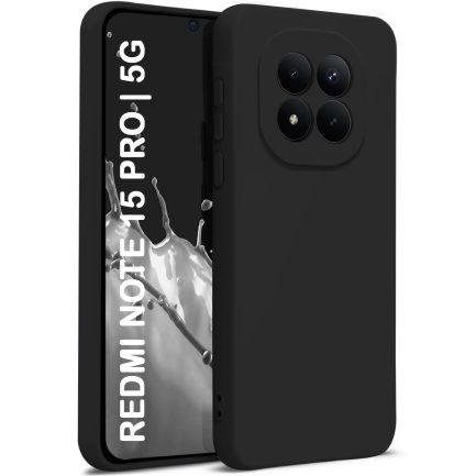 Redmi Note 15 Pro 5G - Soft Touch Back Cover Σιλικόνης (oem) (black)