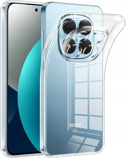 Redmi Note 15 Pro 5G - Soft Touch Back Cover Σιλικόνης (oem) (Clear)