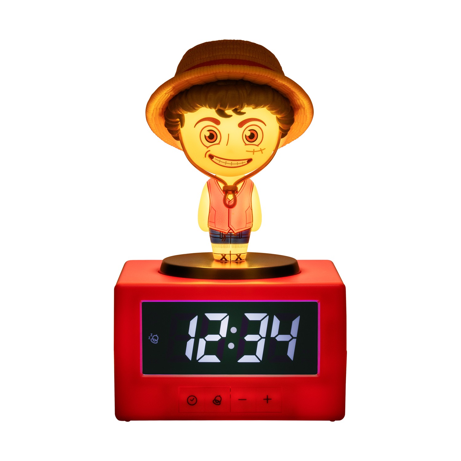 Paladone Icons: One Piece - Luffy Alarm Clock Επιτραπέζιο Ψηφιακό Ρολόι με Ξυπνητήρι (PP15606OPNF)
