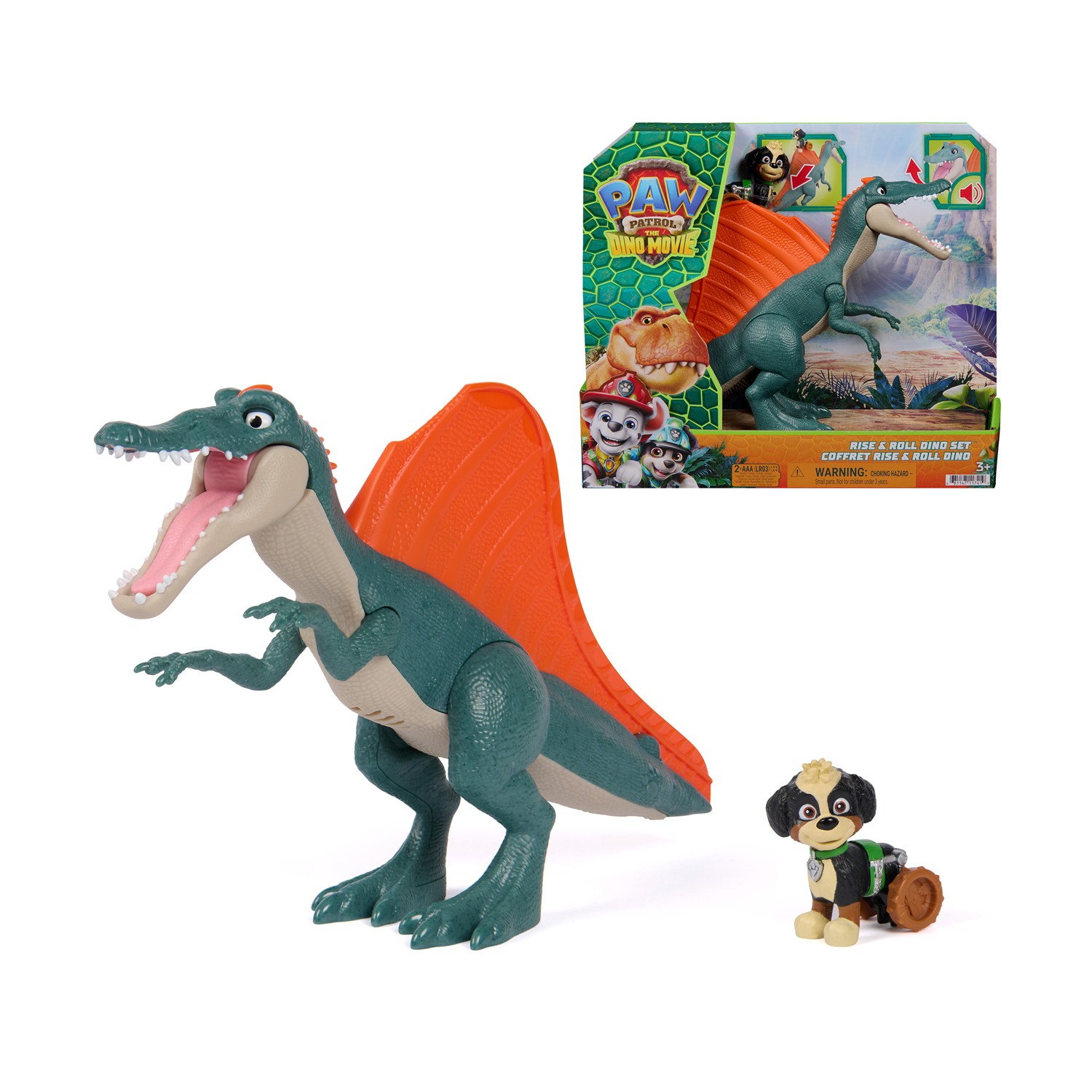 Spin Master Paw Patrol: The Dino Movie - Rise & Roll Dino Set (6076188) - Image 5