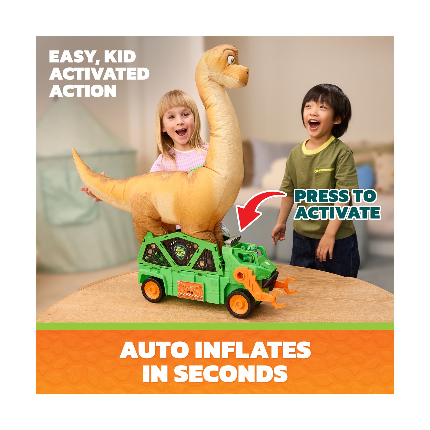 Spin Master Paw Patrol: The Dino Movie - Megasaurus Dino Vehicle (6075939) - Image 7