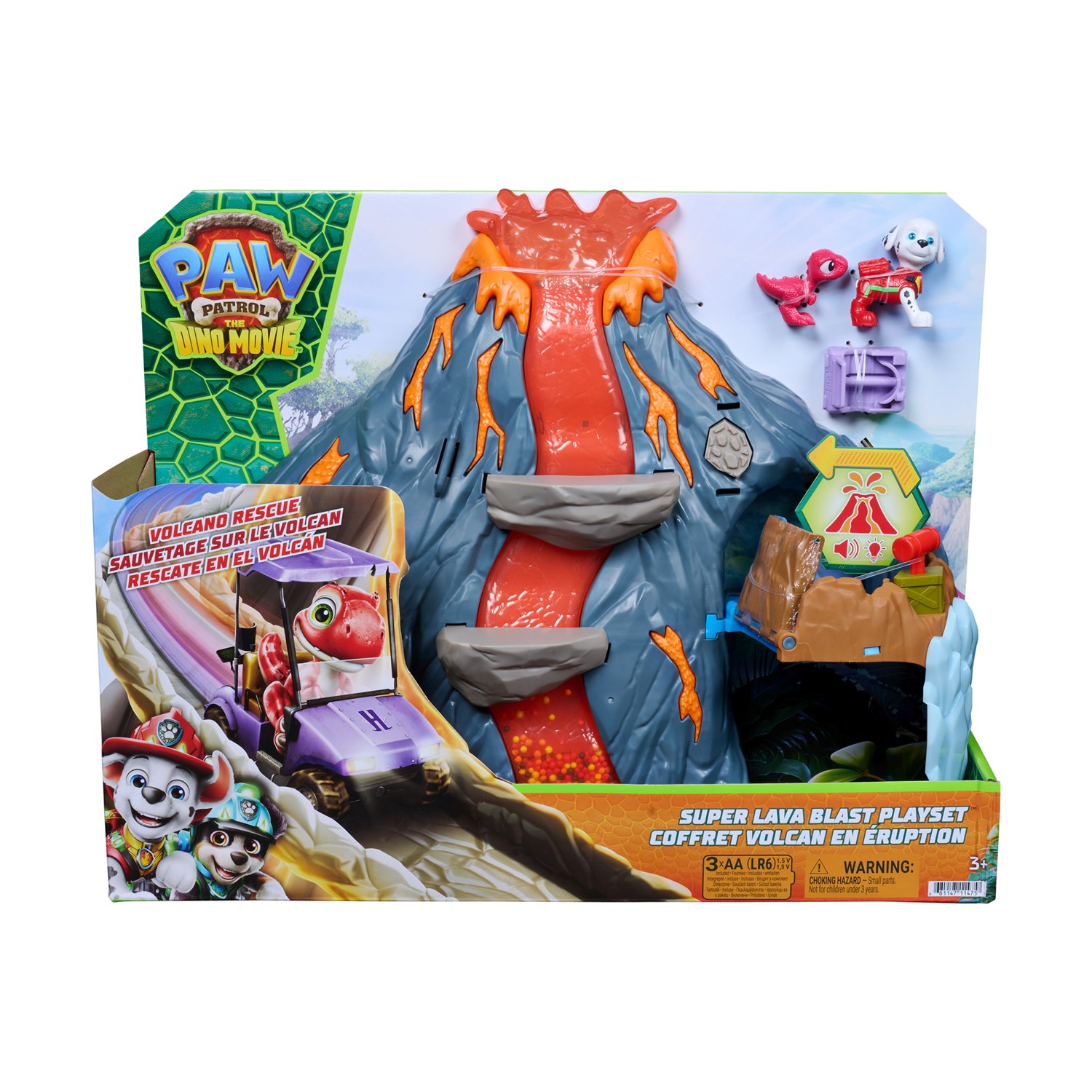 Spin Master Paw Patrol: The Dino Movie - Volcano Rescue Playset (6076336) - Image 3