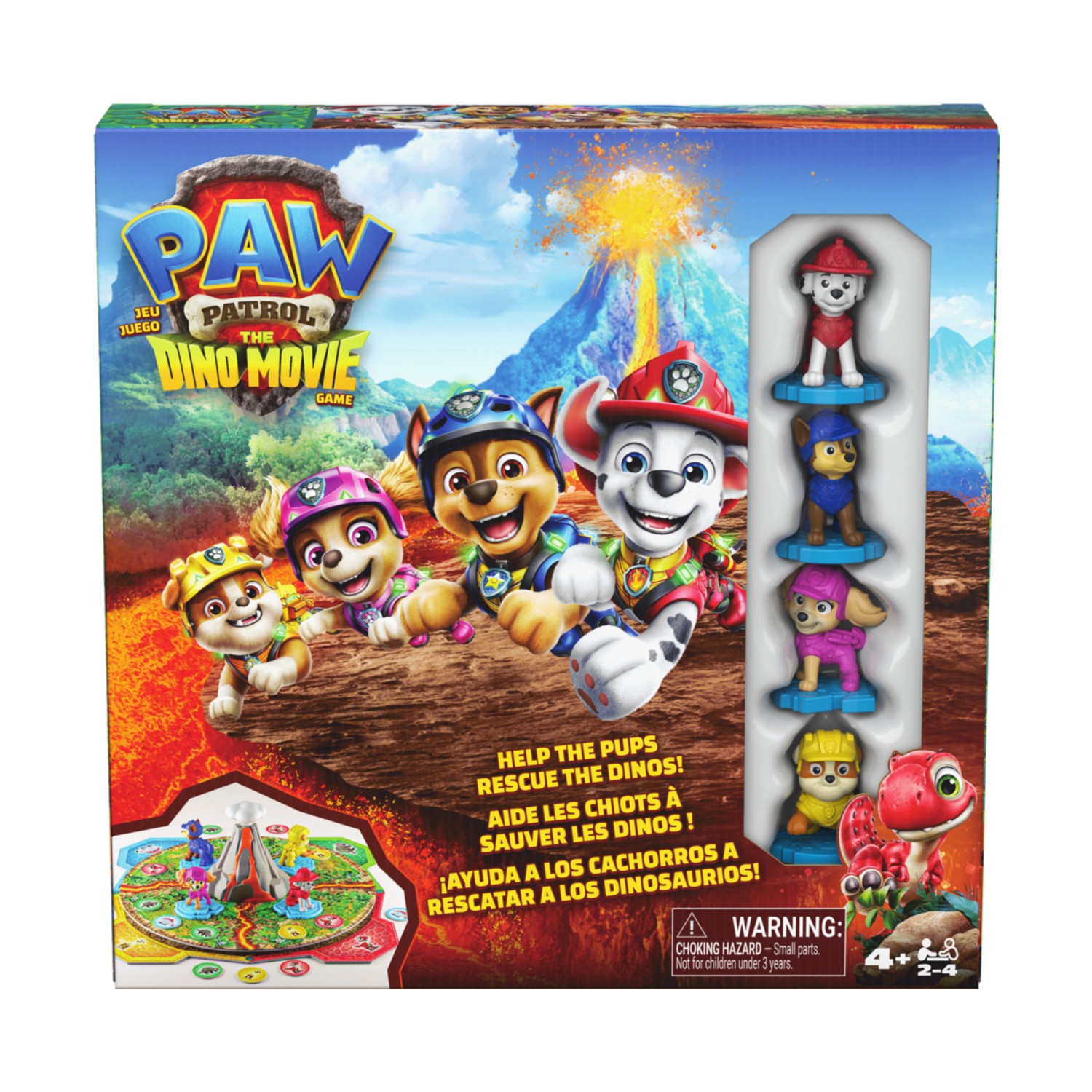 Spin Master Games: Paw Patrol The Movie - Help The Pups Resue The Dinos! (6076557)