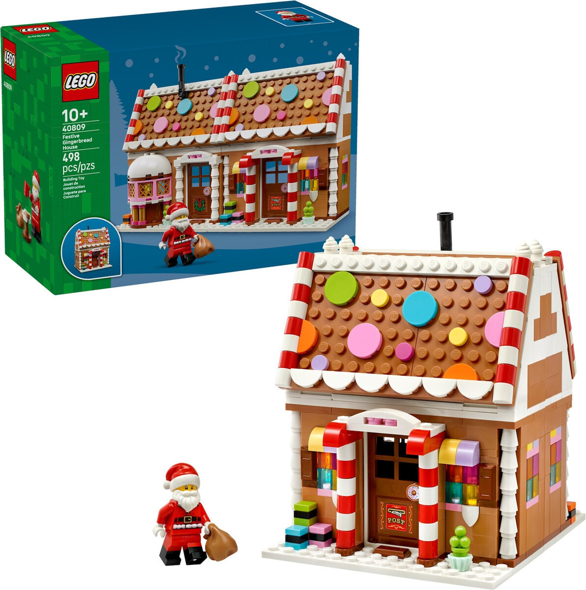 LEGO Festive Gingerbread House για 10+ Ετών 498τμχ (40809)