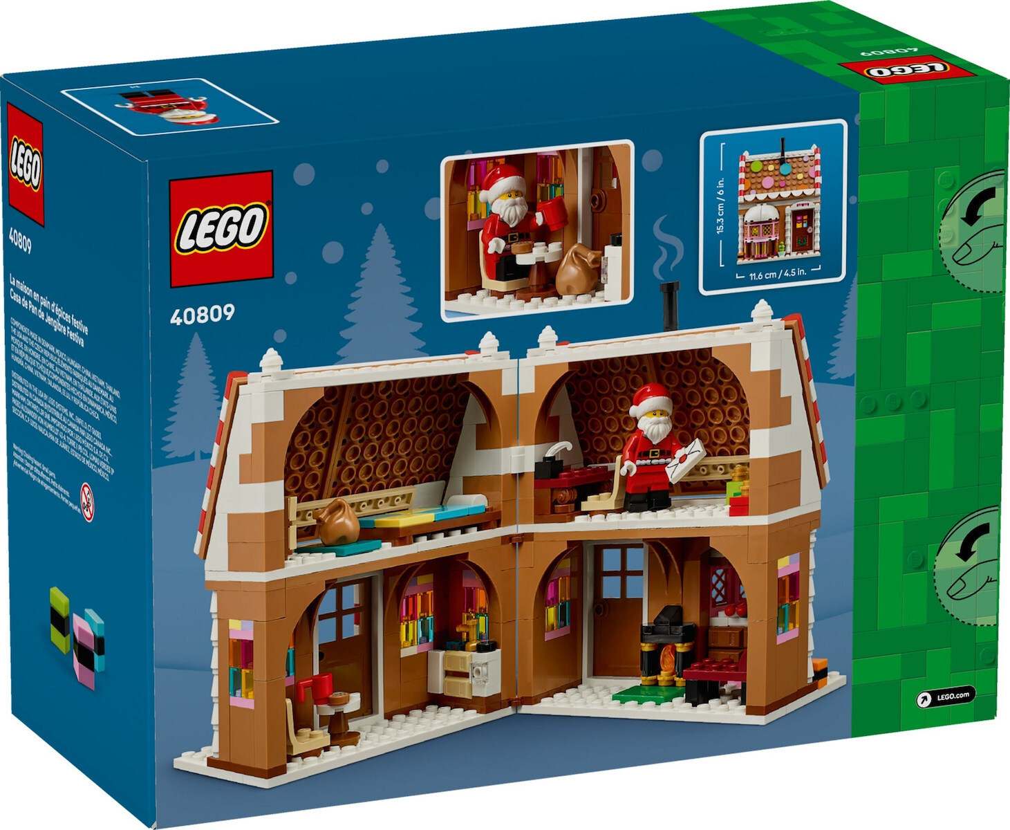 LEGO Festive Gingerbread House για 10+ Ετών 498τμχ (40809) - Image 3