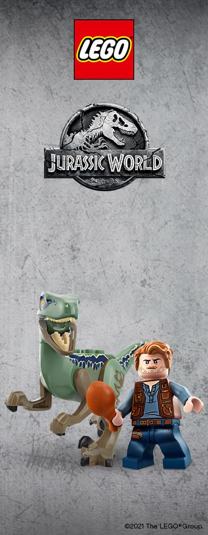 LEGO® Jurassic World™ left side banner