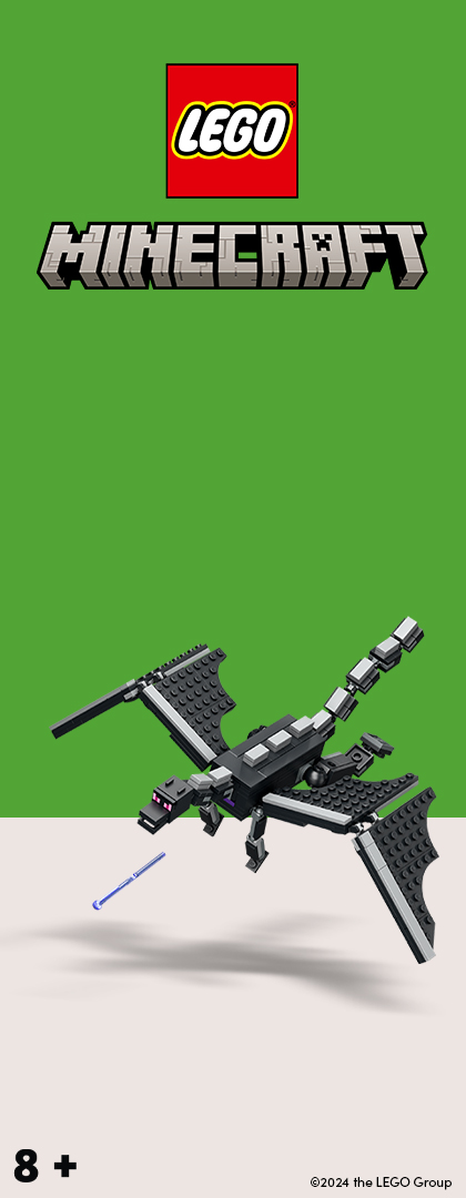 LEGO® Minecraft® left side banner