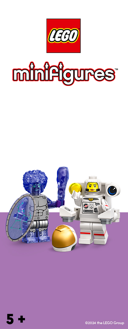 LEGO® Minifigures left side banner