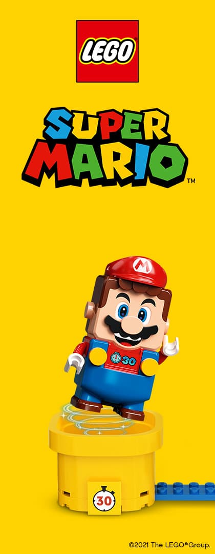 LEGO® Super Mario™ left side banner